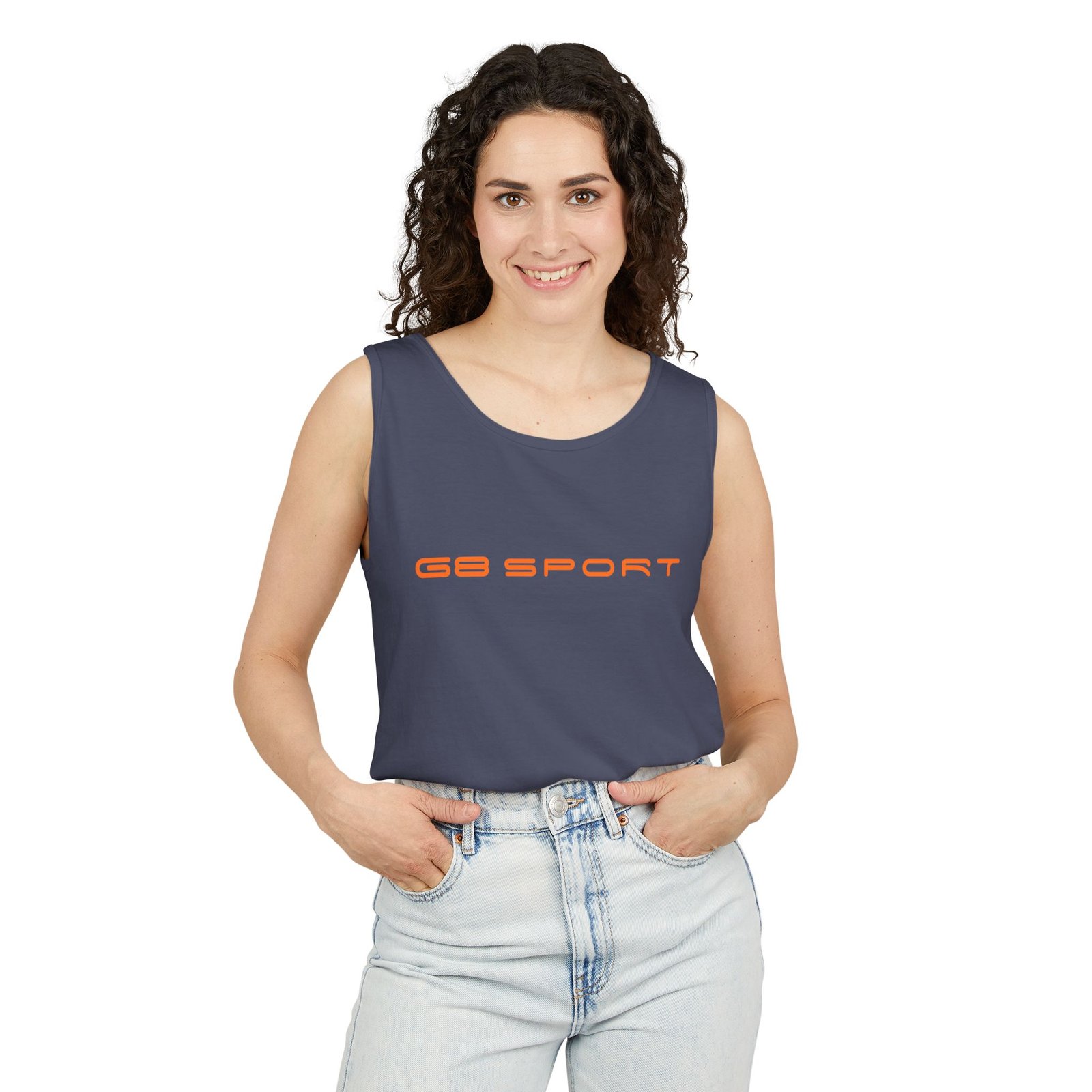 Sport Unisex Garment-Dyed Tank Top - Perfect for Summer Workouts & Casual Outings with G8 Sport