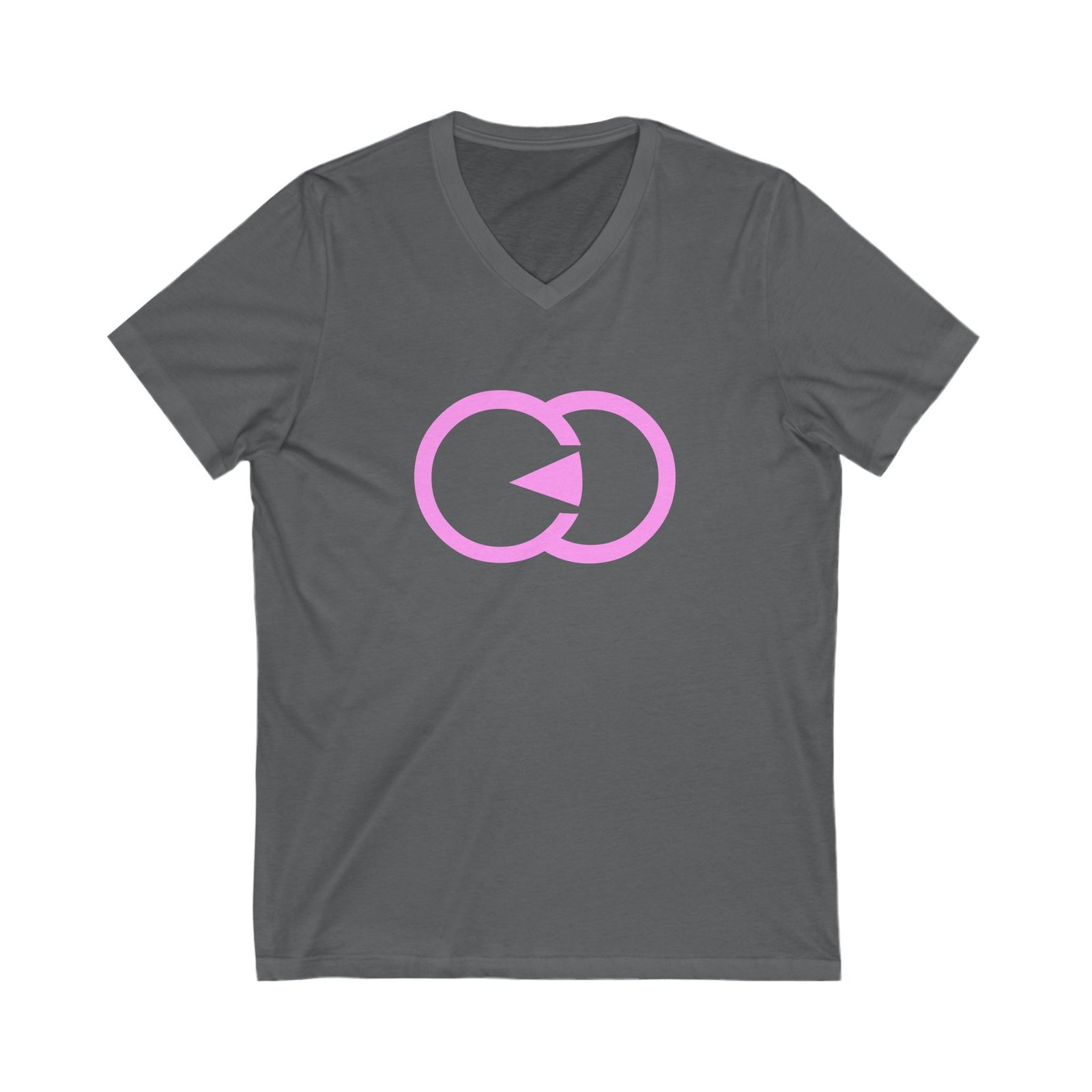 Minimalist Love Symbol Unisex V-Neck Tee With G8 Sport - Image 15