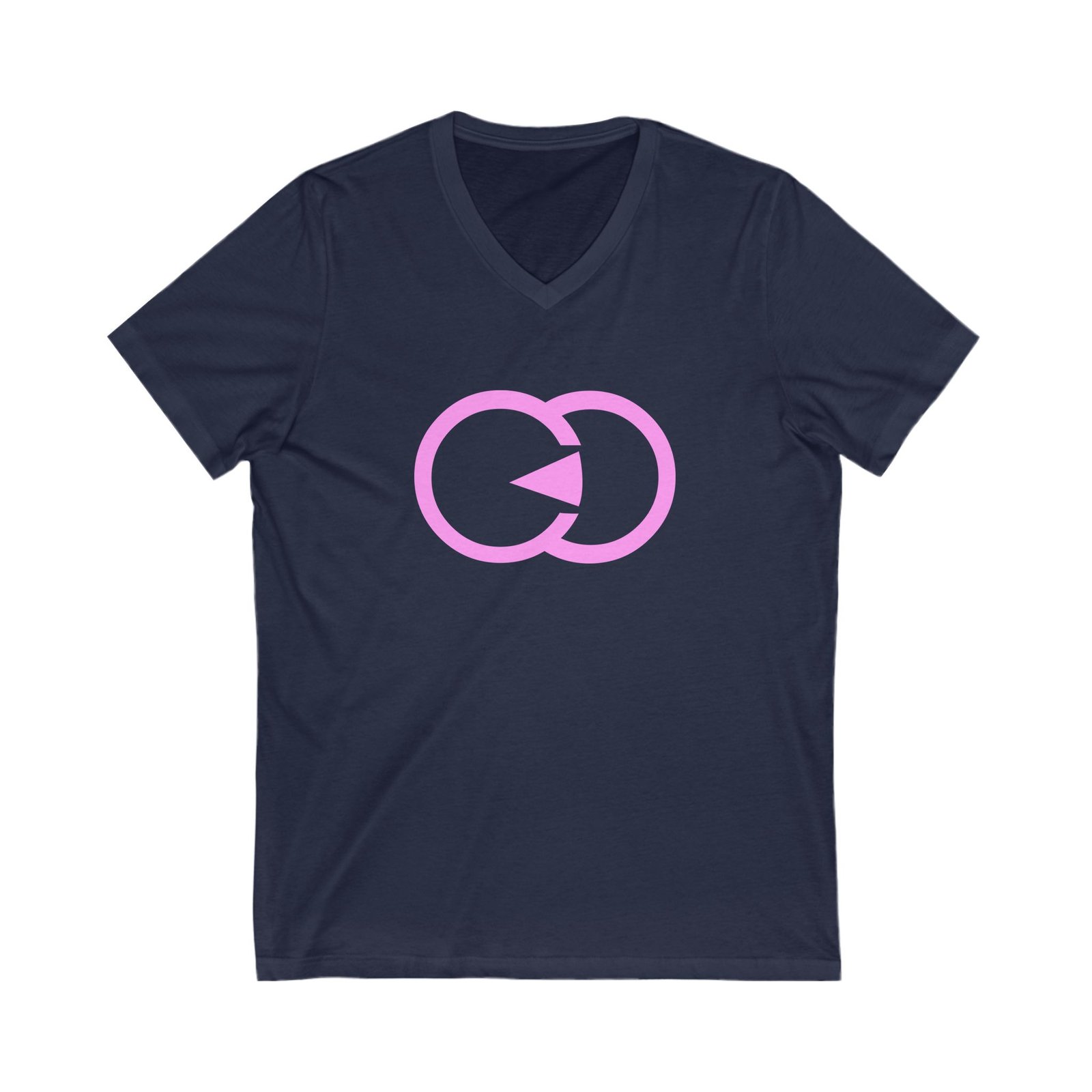 Minimalist Love Symbol Unisex V-Neck Tee With G8 Sport - Image 19