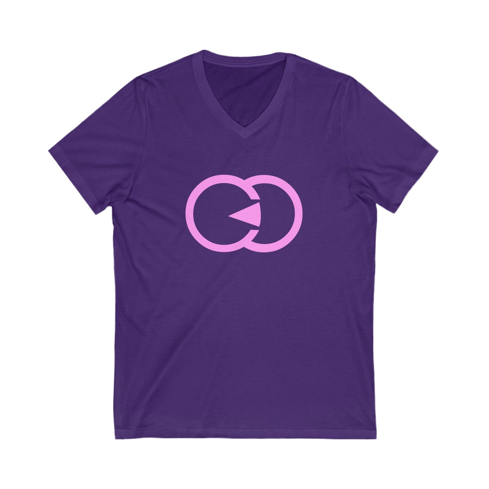 Minimalist Love Symbol Unisex V-Neck Tee With G8 Sport - Image 21