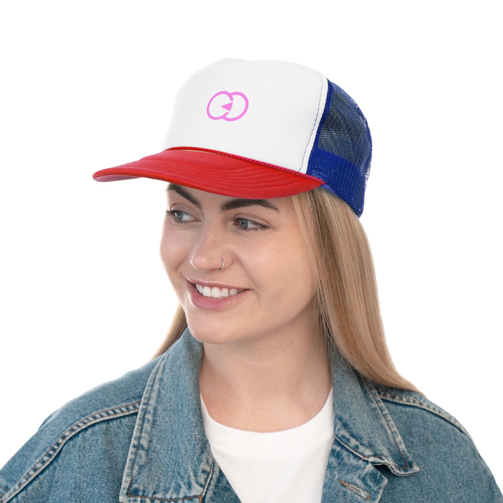 Stylish Pink Logo Trucker Cap - Perfect for Outdoor Adventures and Casual Days with G8 Sport - Image 20