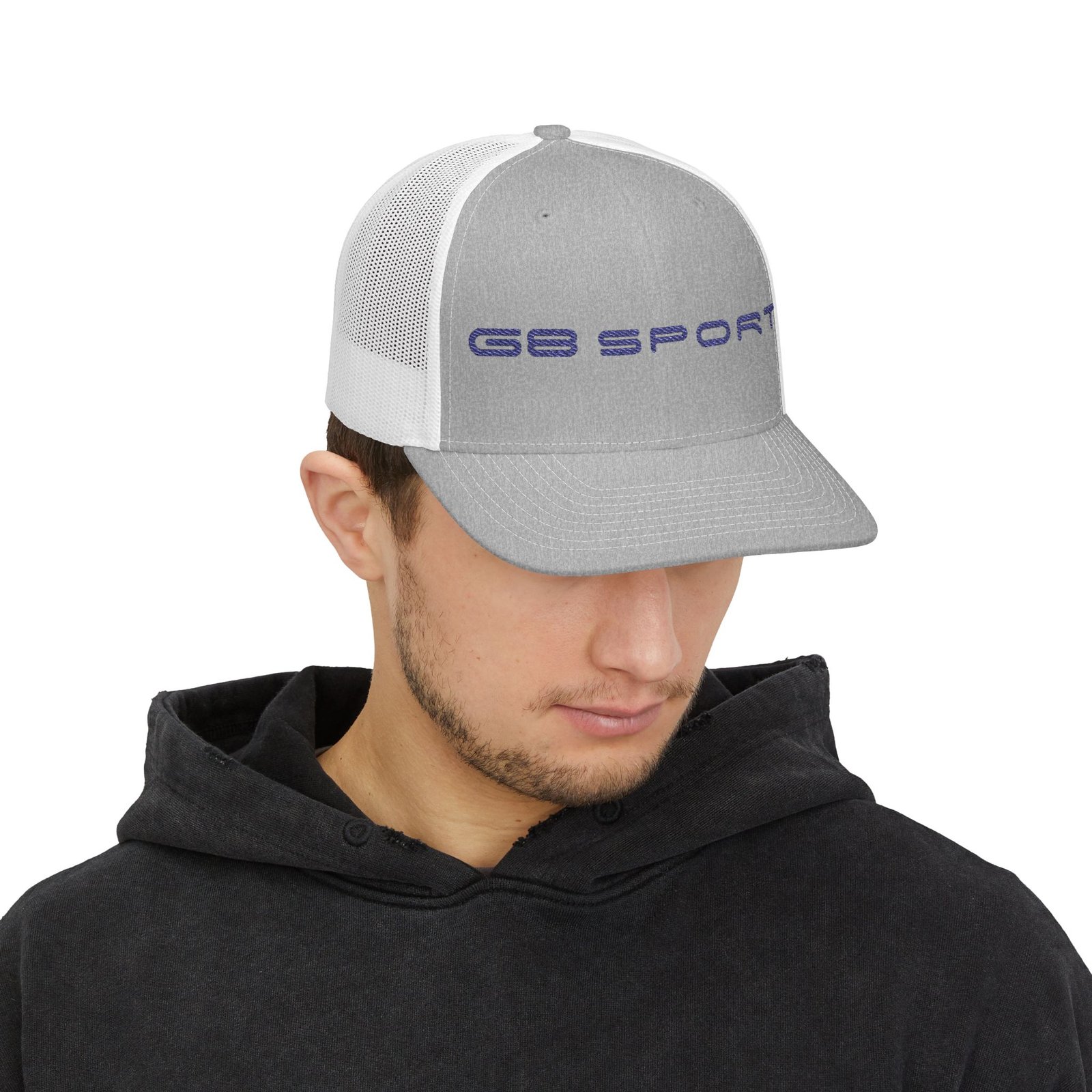 Sporty Embroidered Snapback Trucker Cap - Casual Style for Sports and Outdoors with G8 Sport - Image 7