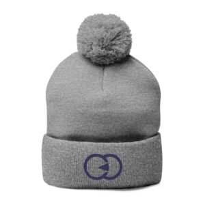 Tone Topper Pom-Pom Knit Cap (Embroidery) with G8 Sport