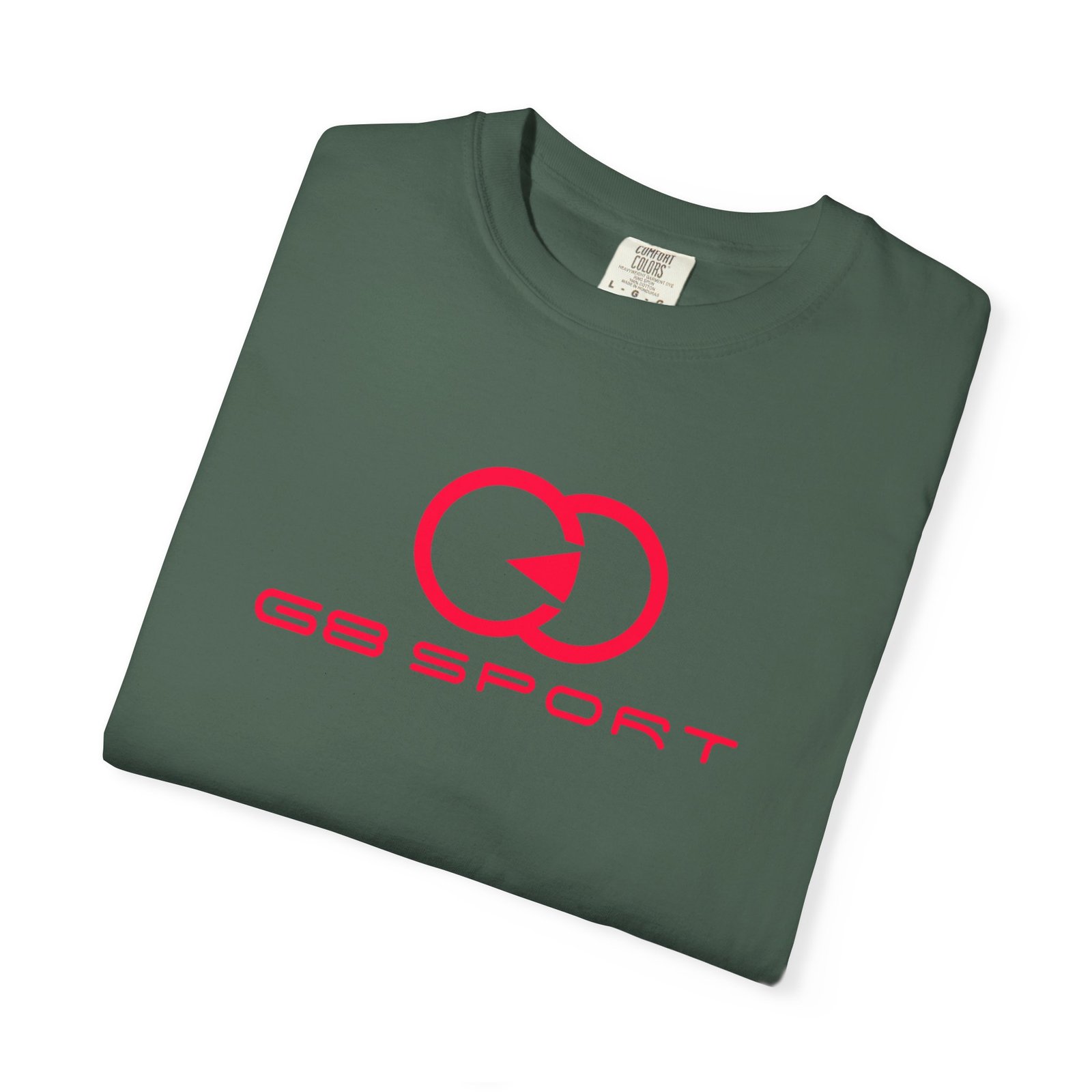 Unisex Garment-Dyed T-Shirt with Sporty Logo - Casual Comfort Apparel with G8 Sport - Image 10