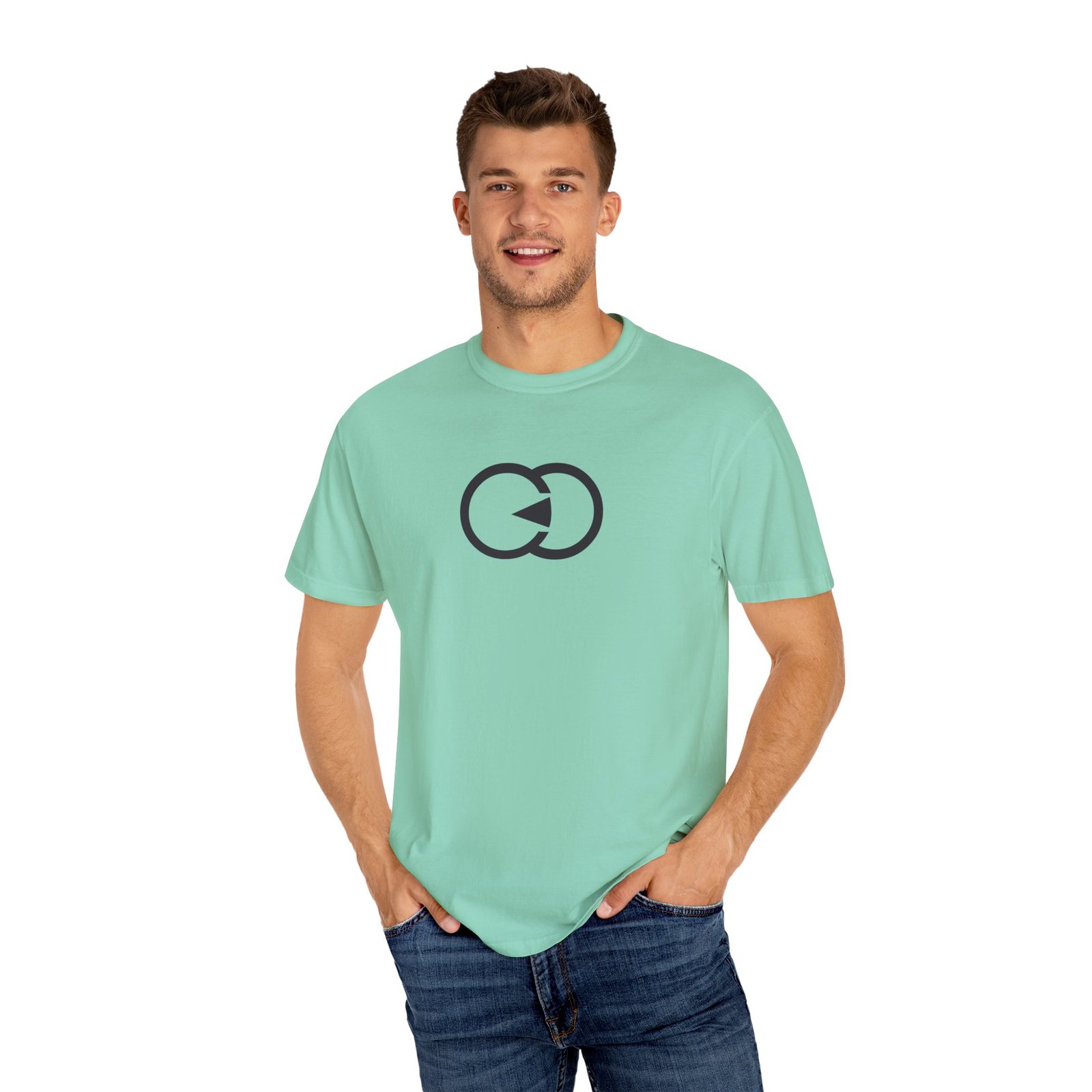 Unisex Garment-Dyed T-Shirt - Minimalist Circular Design with G8 Sport - Image 27