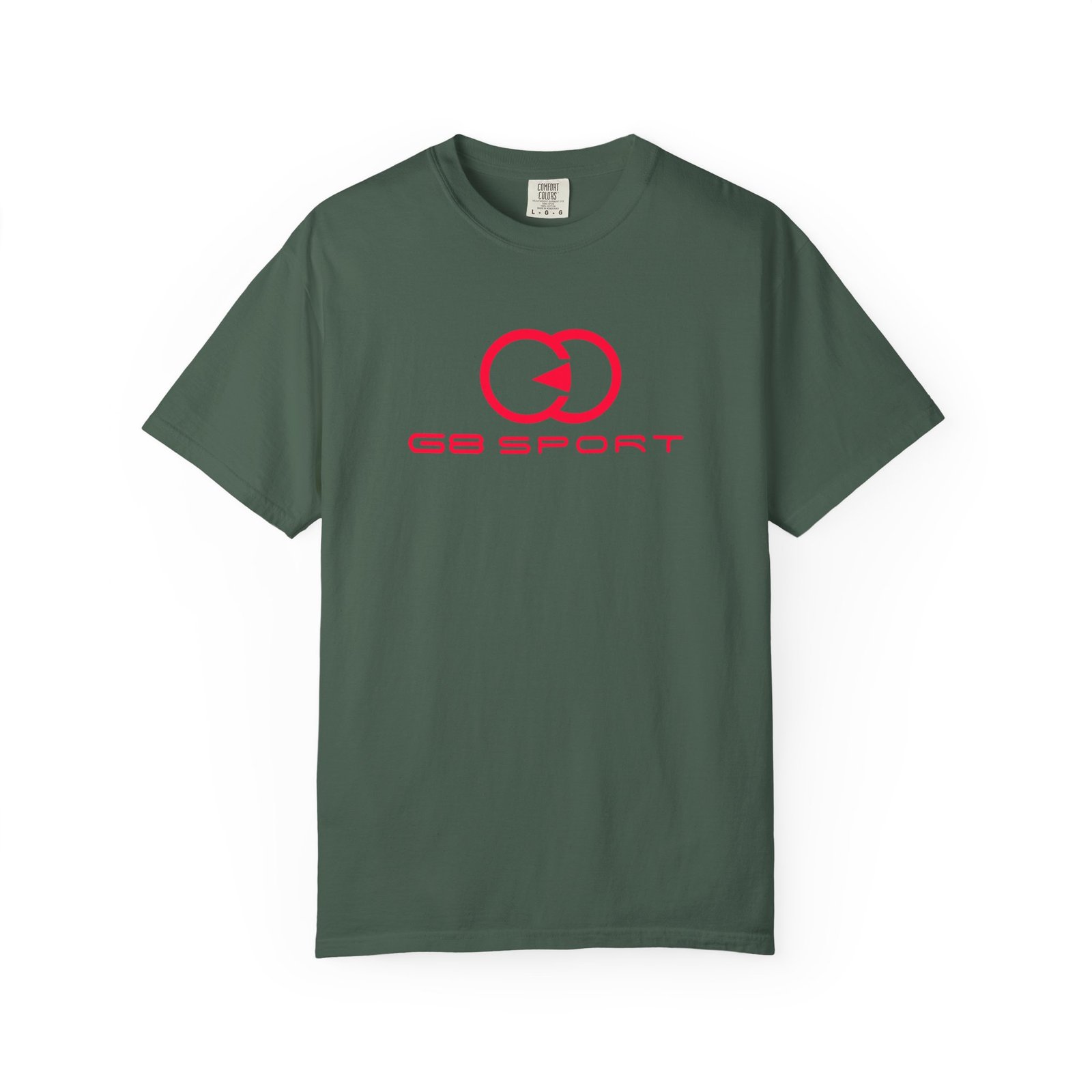 Unisex Garment-Dyed T-Shirt with Sporty Logo - Casual Comfort Apparel with G8 Sport - Image 8