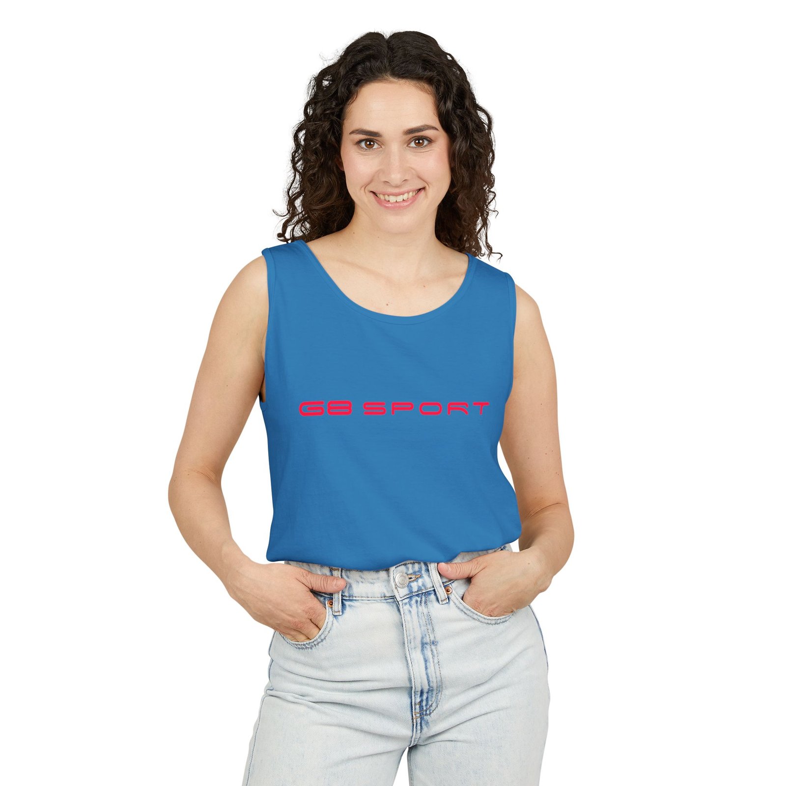 Grand Sport Unisex Garment-Dyed Tank Top - Casual Summer Wear with G8 Sport - Image 31