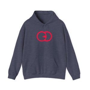 Graphic Unisex Heavy Blend™ Hoodie - Casual Comfort with Chic Red Emblem With G8 Sport