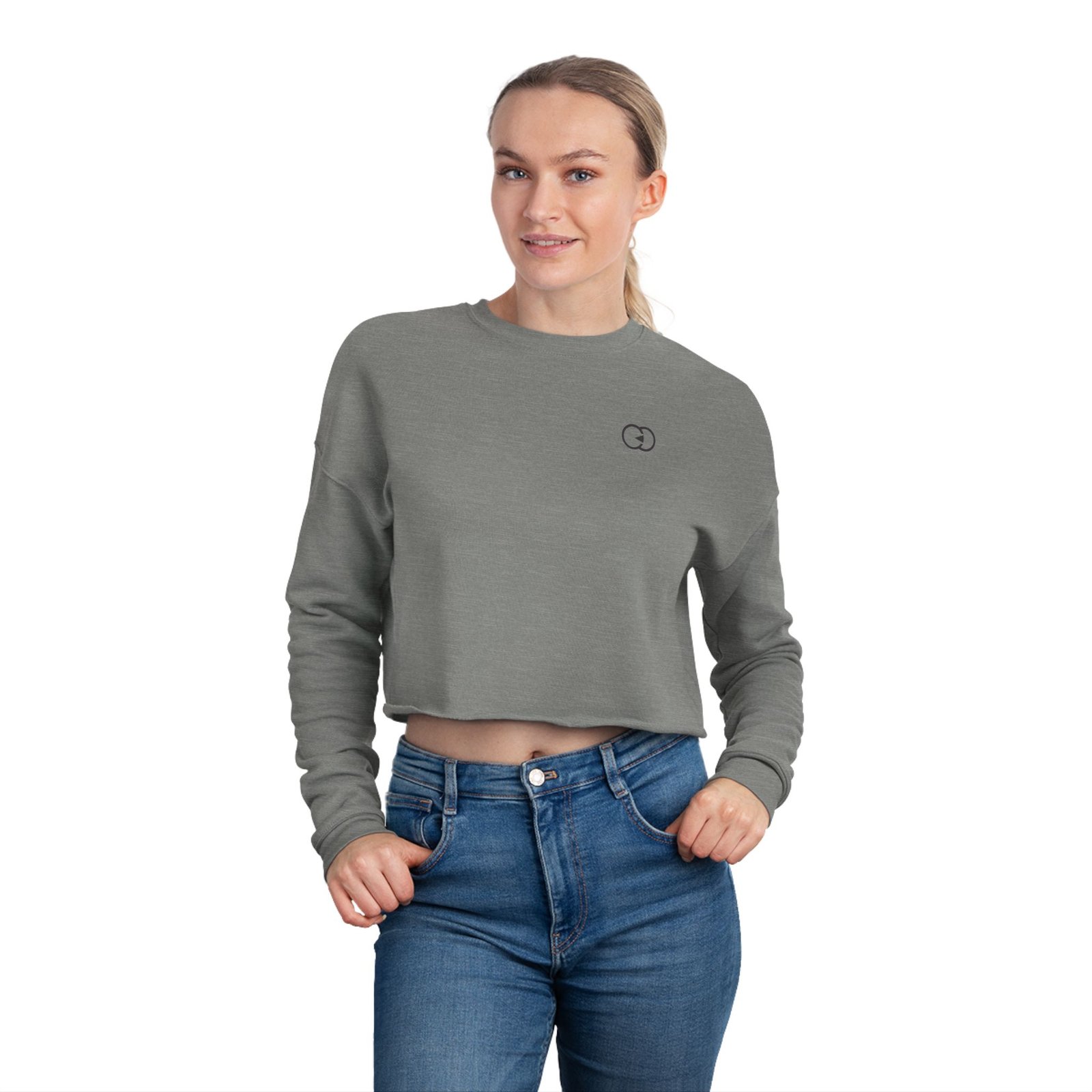 Cozy Women's Cropped Sweatshirt - Fashionable and Comfy Casual Wear with G8 Sport - Image 4
