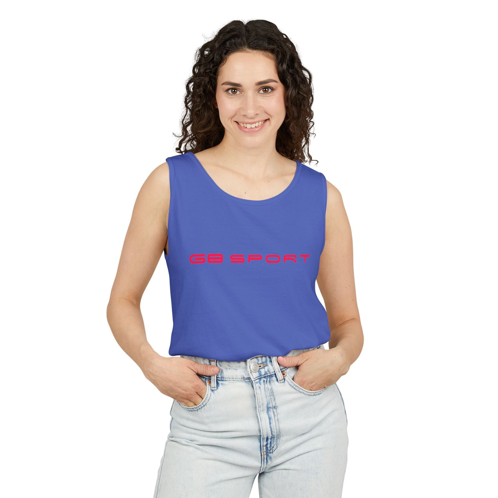 Grand Sport Unisex Garment-Dyed Tank Top - Casual Summer Wear with G8 Sport - Image 23