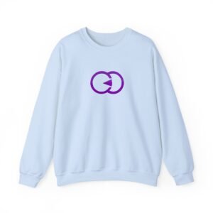 Unisex Heavy Blend™ Crewneck Sweatshirt - Minimalist Purple Design with G8 Sport