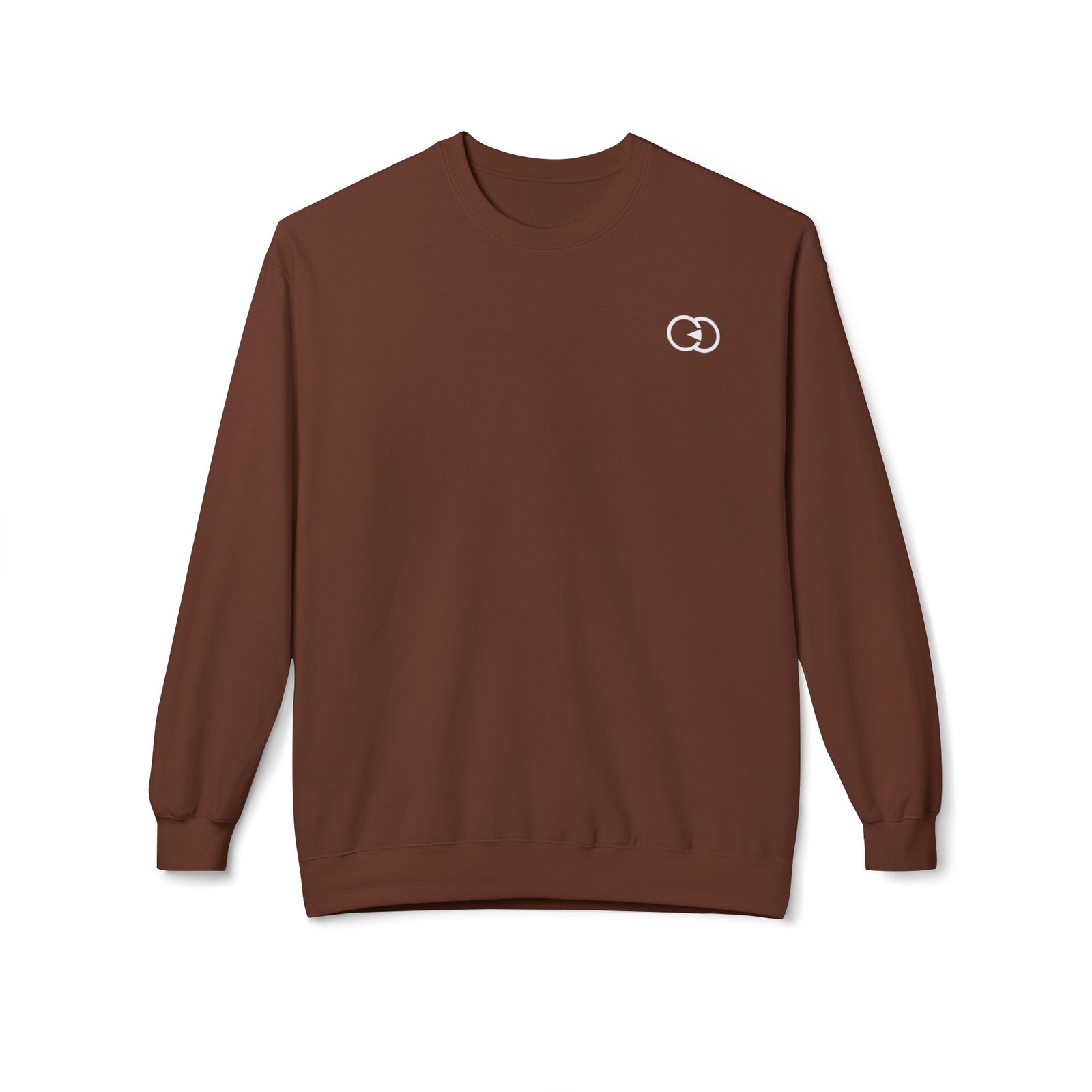 Unisex Softstyle Fleece Crewneck Sweatshirt - Cozy Brown Sweatshirt for Everyday Comfort with G8 Sport - Image 5