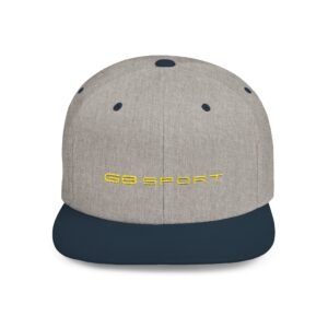 Street Wear Sport Flat Bill Snapback Cap - Stylish White Hat for Casual Wear with G8 Sport