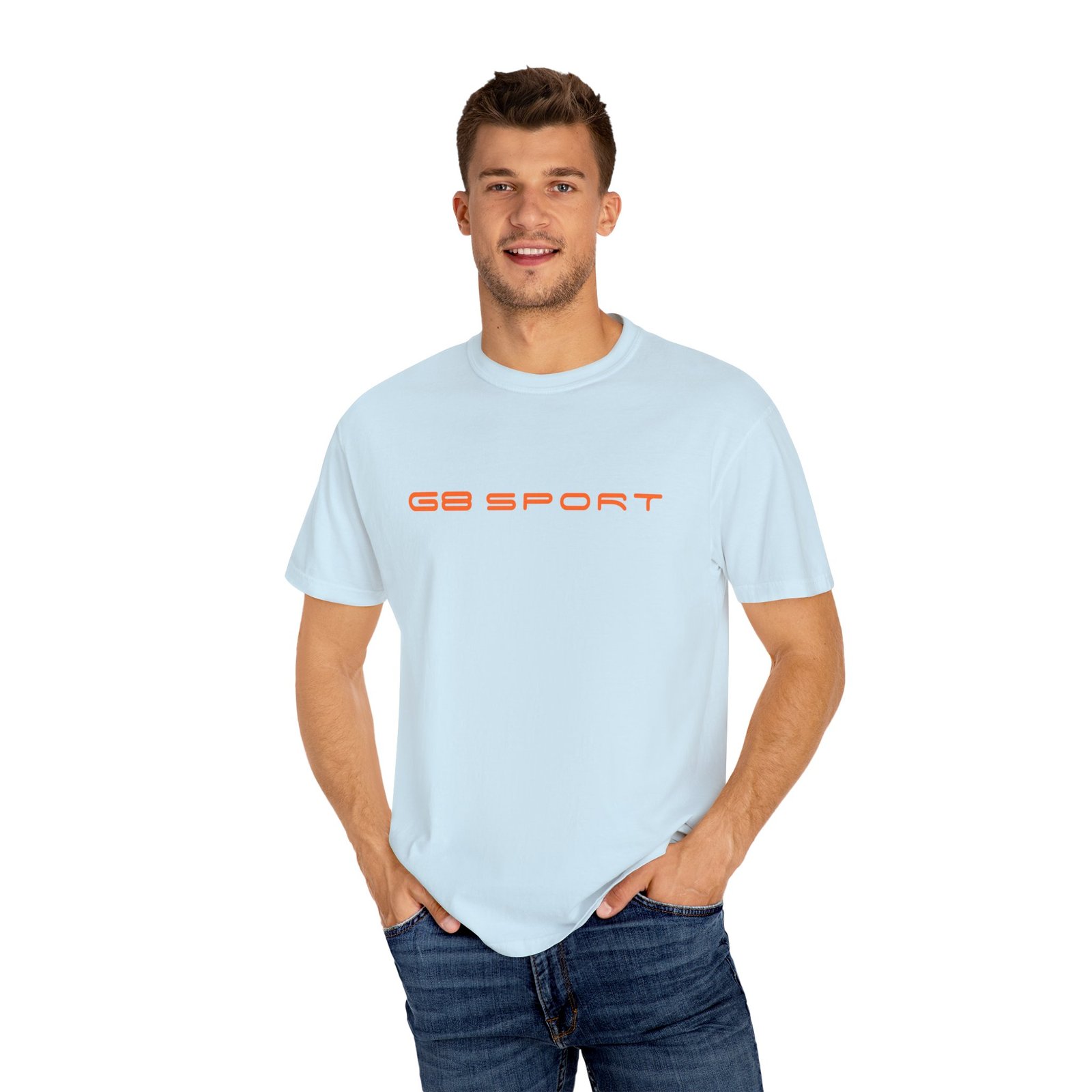 Clean Cuts Sport Unisex Garment-Dyed T-Shirt - Casual Athletic Wear with G8 Sport