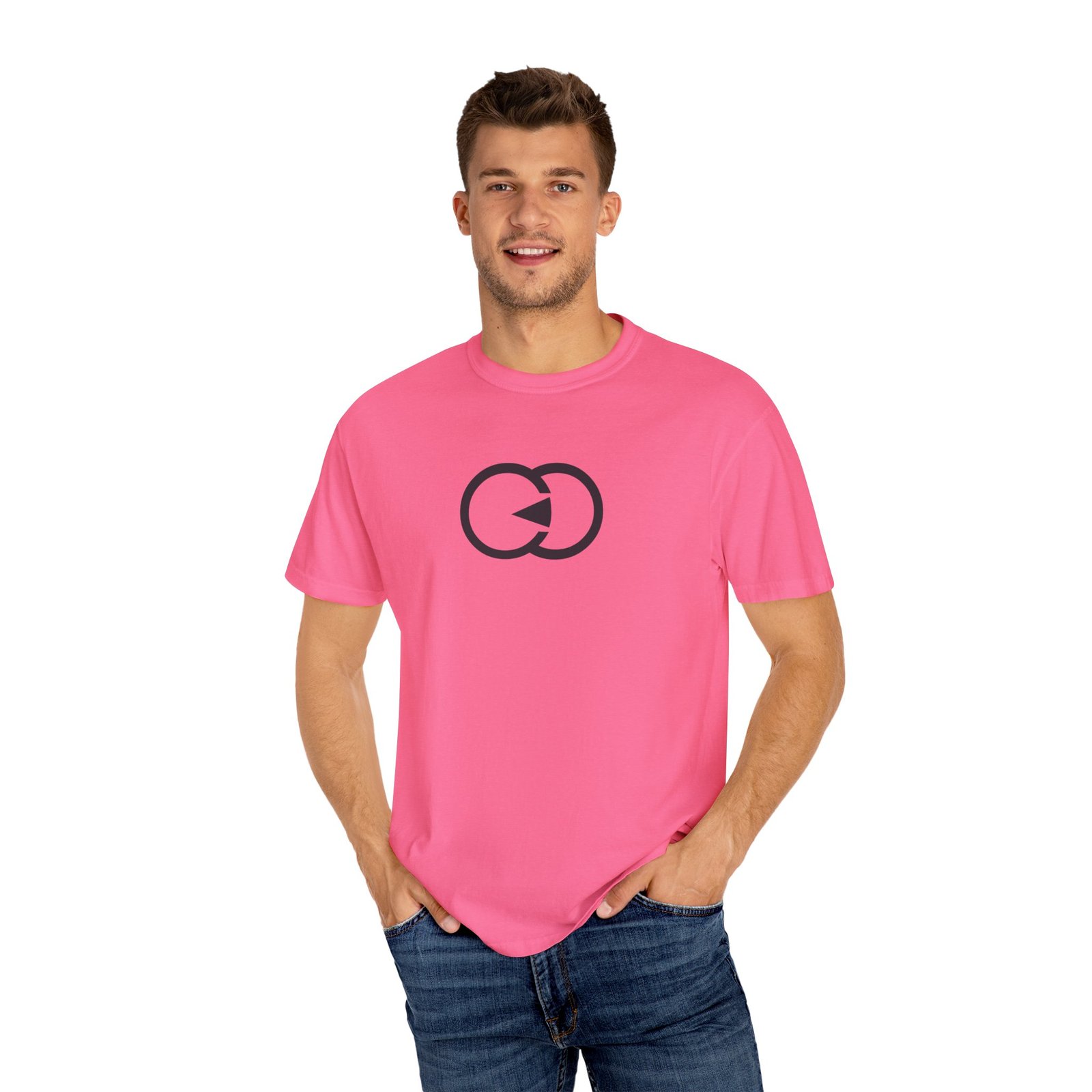 Unisex Garment-Dyed T-Shirt - Minimalist Circular Design with G8 Sport - Image 63