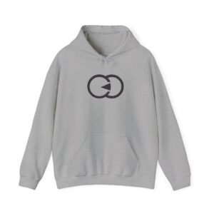 Minimalist White Unisex Hoodie with Circle Design | Cozy Streetwear for Everyday Style With G8 Sport