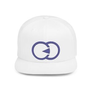 Made for Style Stylish Flat Bill Snapback Hat with Bold Graphic Design with G8 Sport