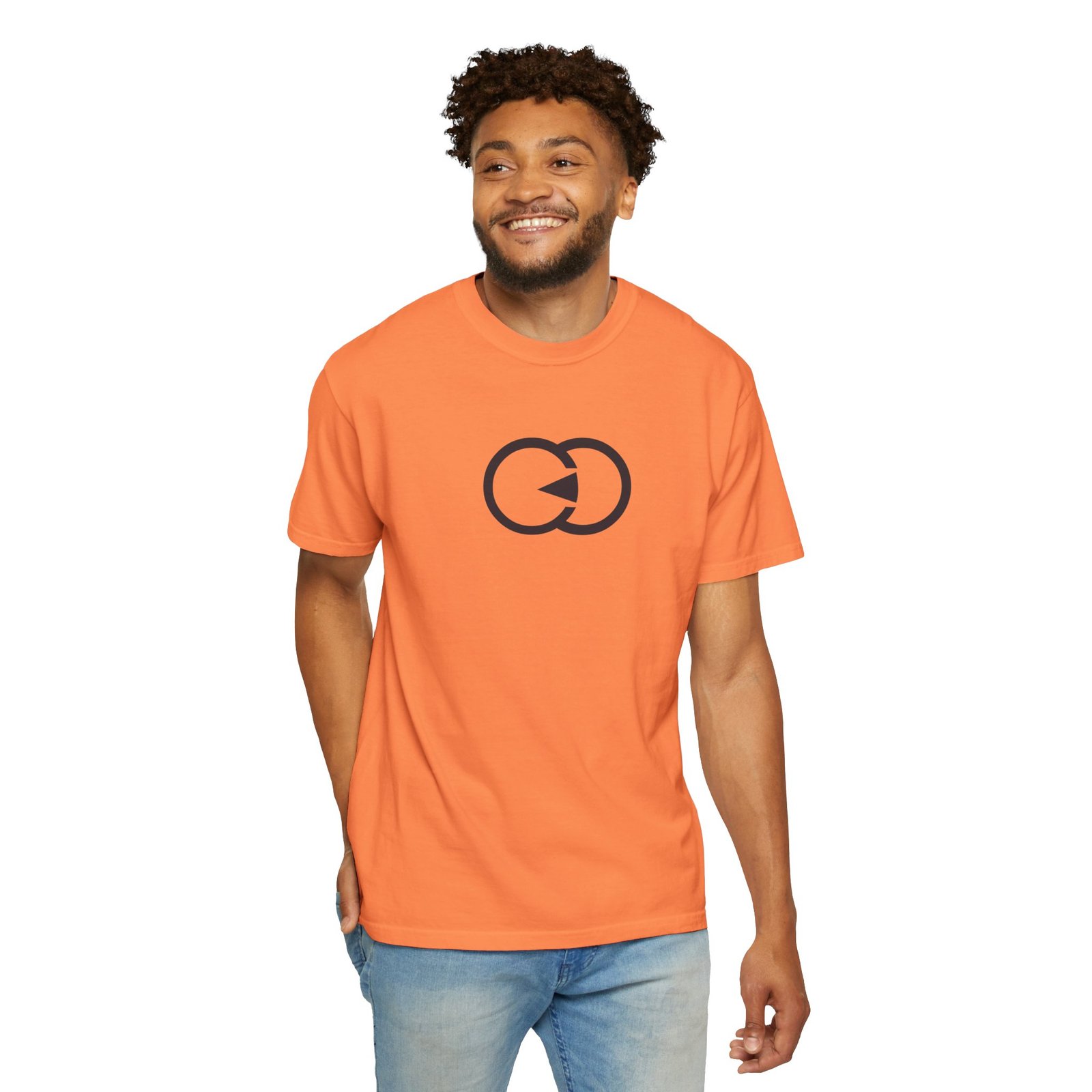 Unisex Garment-Dyed T-Shirt - Minimalist Circular Design with G8 Sport - Image 14