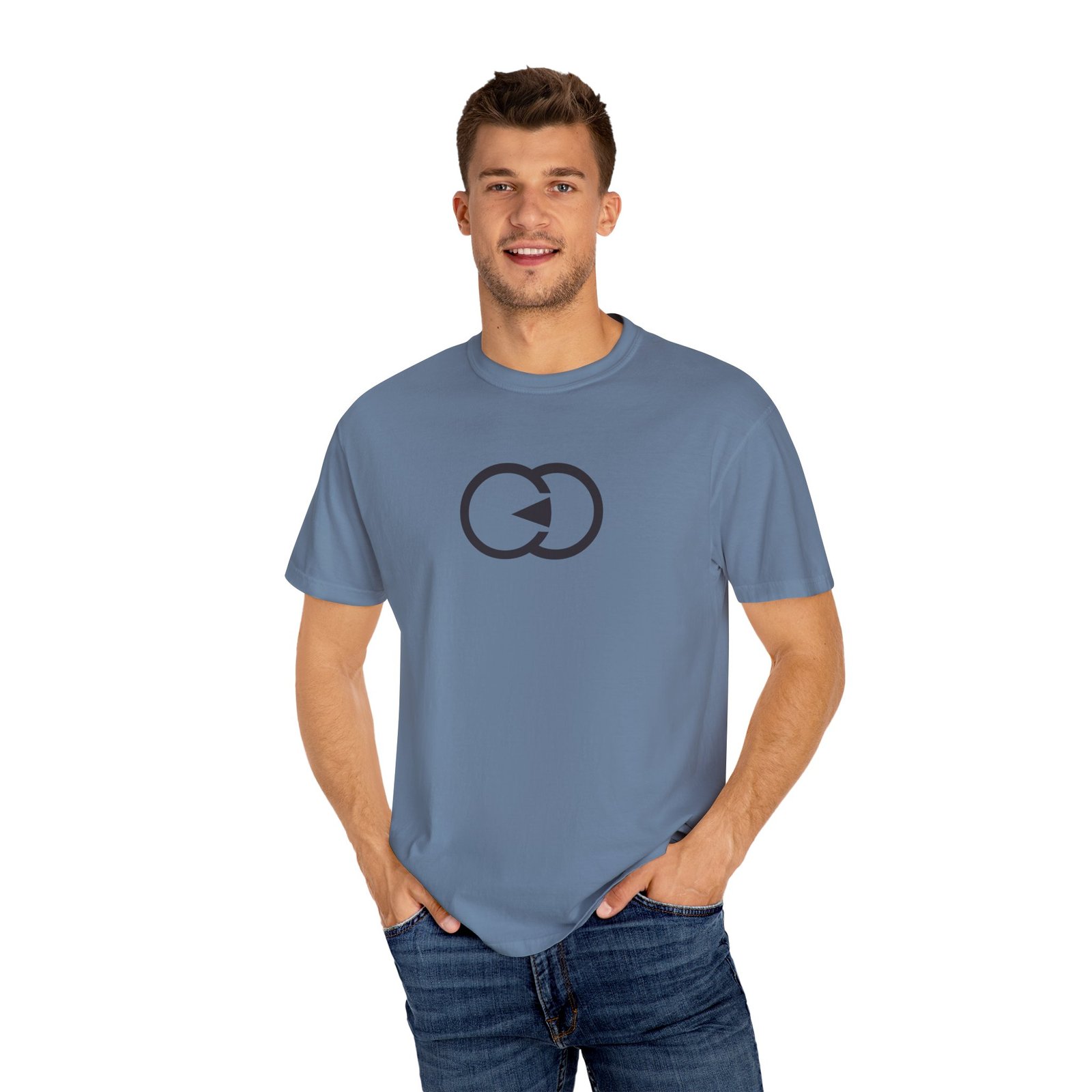 Unisex Garment-Dyed T-Shirt - Minimalist Circular Design with G8 Sport - Image 47
