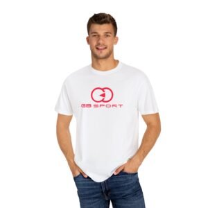 Unisex Garment-Dyed T-Shirt with Sporty Logo - Casual Comfort Apparel with G8 Sport