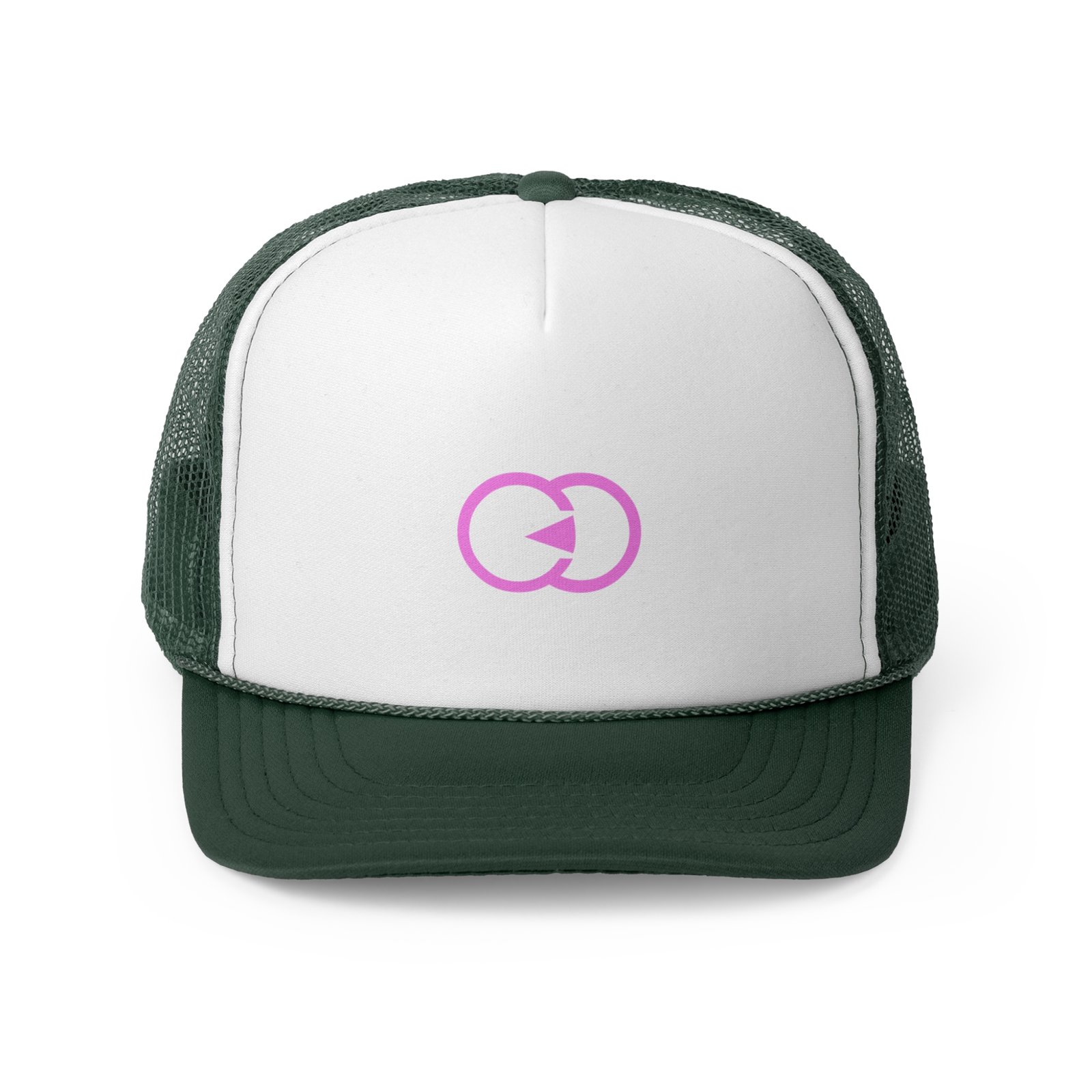 Stylish Pink Logo Trucker Cap - Perfect for Outdoor Adventures and Casual Days with G8 Sport