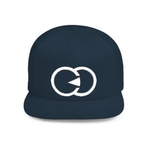 Minimalist Flat Bill Snapback Hat with Modern Design With G8 Sport