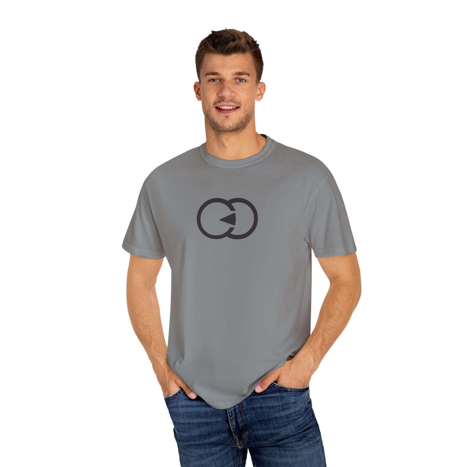 Unisex Garment-Dyed T-Shirt - Minimalist Circular Design with G8 Sport - Image 51