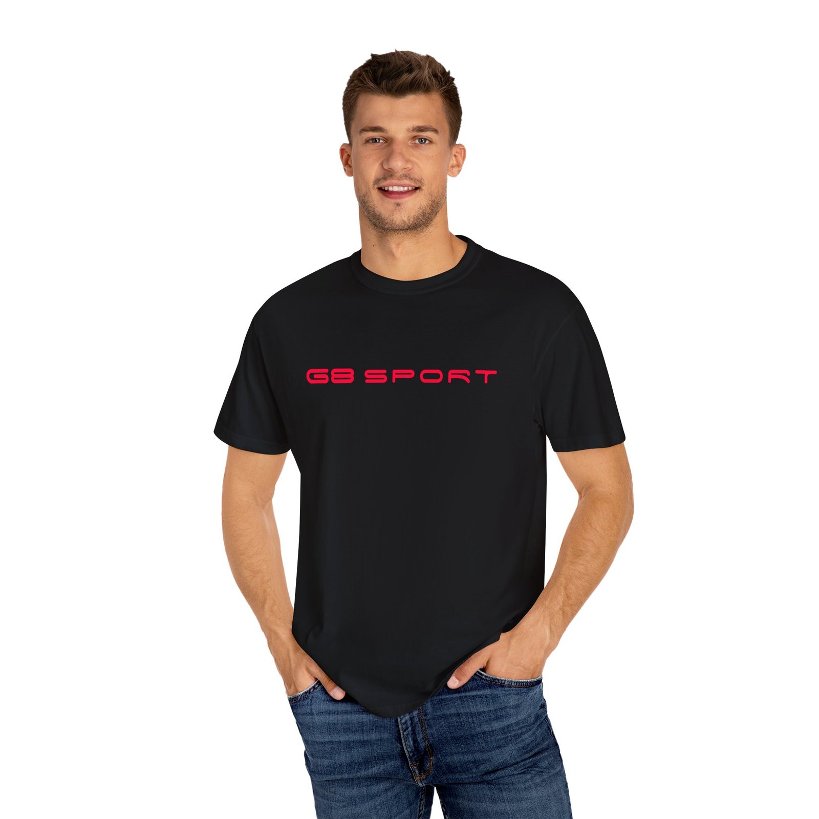 Unisex Garment-Dyed T-Shirt - Sport Graphic Tee for Active Style with G8 Sport