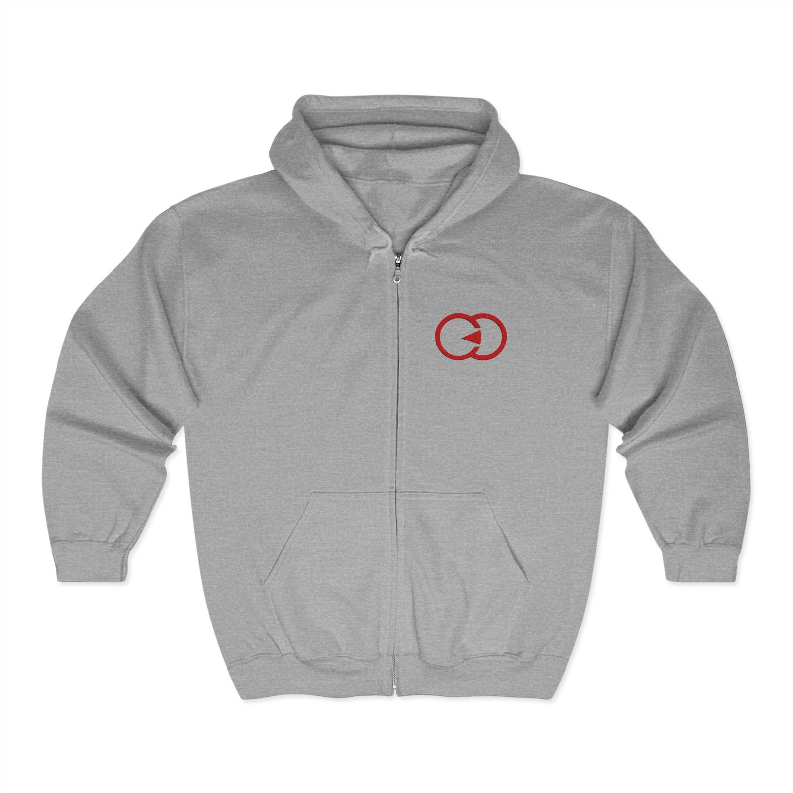 Cozy Unisex Full Zip Hooded Sweatshirt - Perfect for Casual Wear With G8 Sport