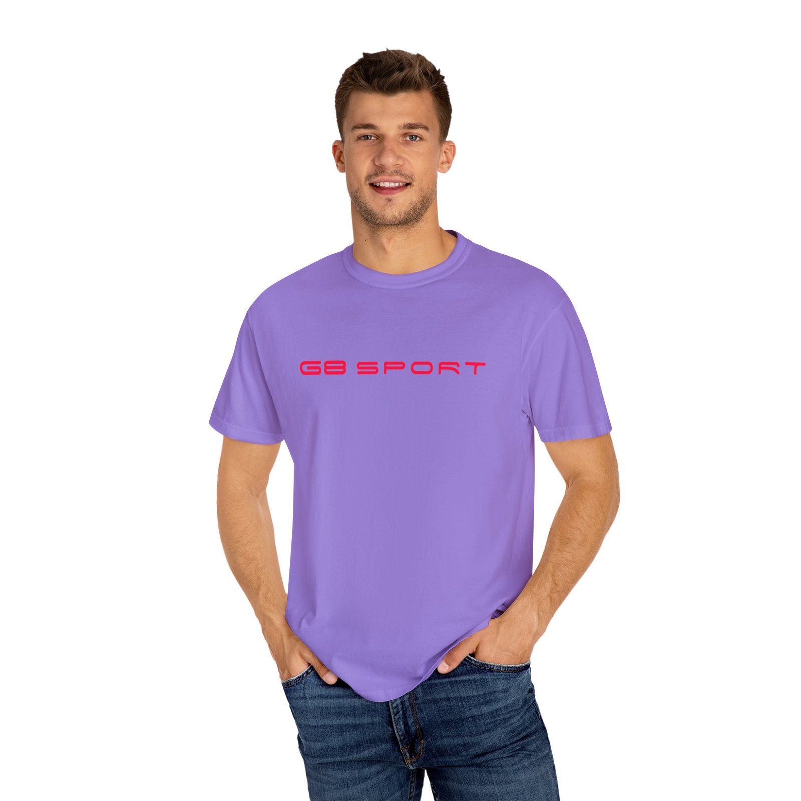 Unisex Garment-Dyed T-Shirt - Sport Graphic Tee for Active Style with G8 Sport - Image 51