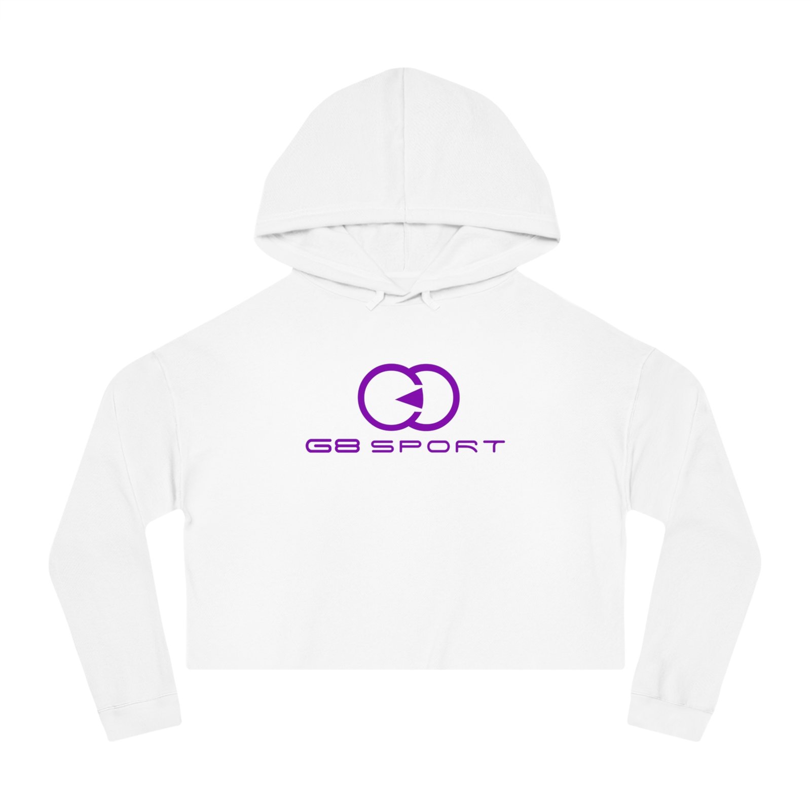 Sporty Women’s Cropped Hooded Sweatshirt – Trendy Athletic Fashion with G8 Sport - Image 2