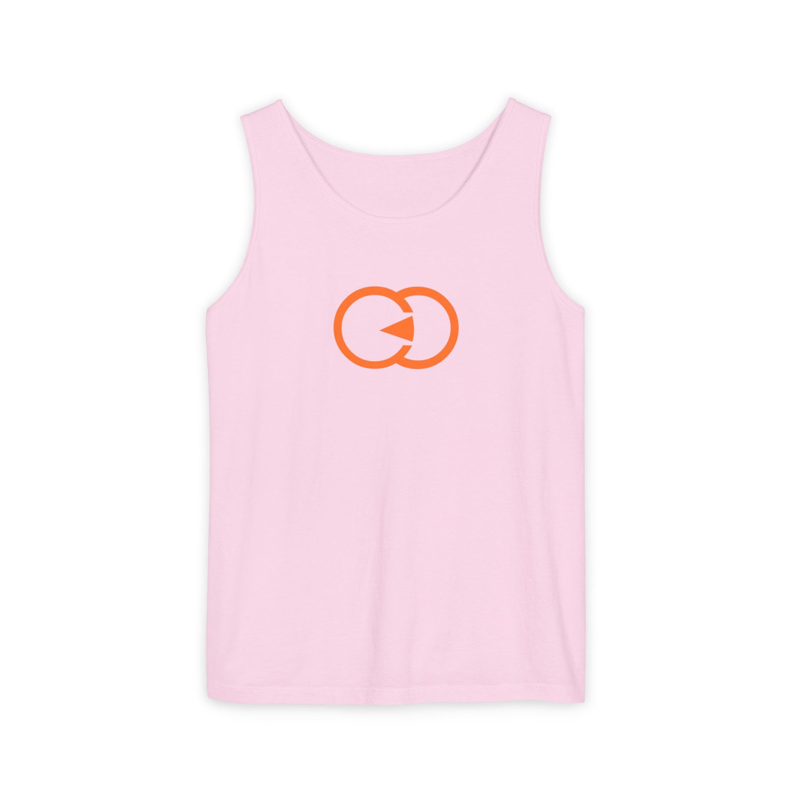 Unisex Garment-Dyed Tank Top with Orange Graphic - Casual Summer Wear with G8 Sport - Image 46