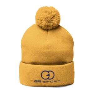 Cozy Pom-Pom Knit Cap - Stylish Winter Beanie for Sports Enthusiasts with G8 Sport