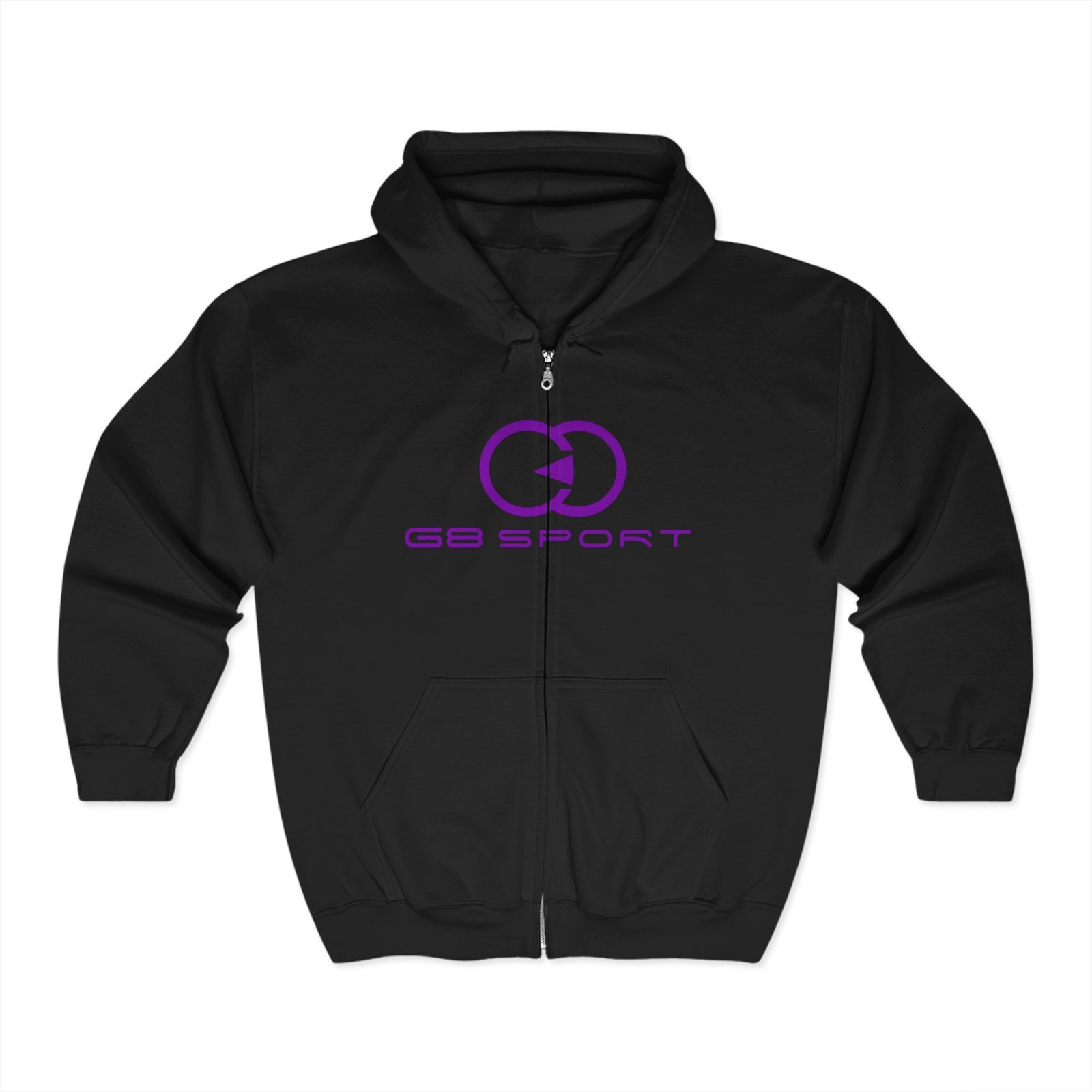 Sporty Style Unisex Full Zip Hoodie - Sporty & Stylish Comfort With G8 Sport