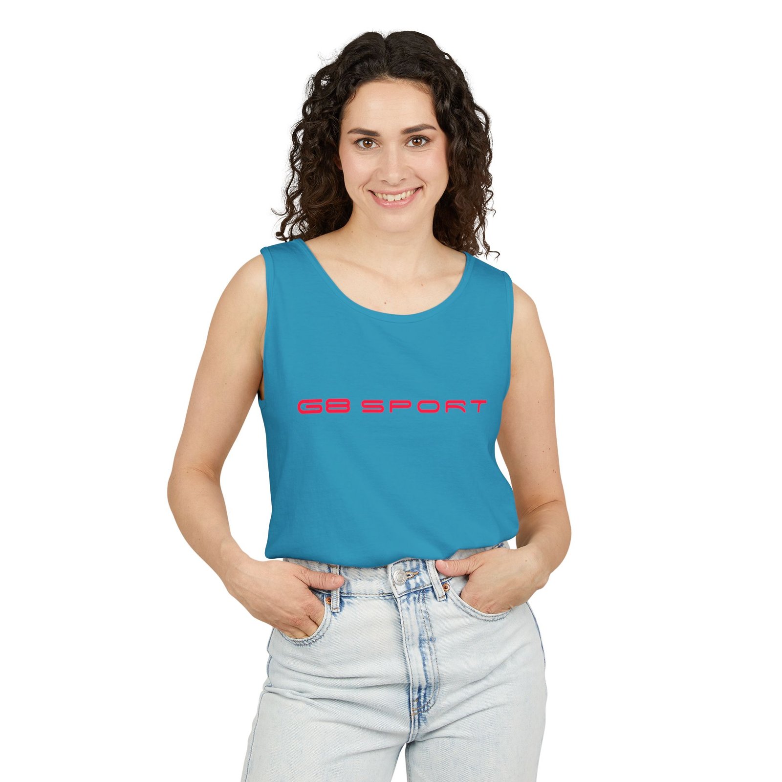 Grand Sport Unisex Garment-Dyed Tank Top - Casual Summer Wear with G8 Sport - Image 19