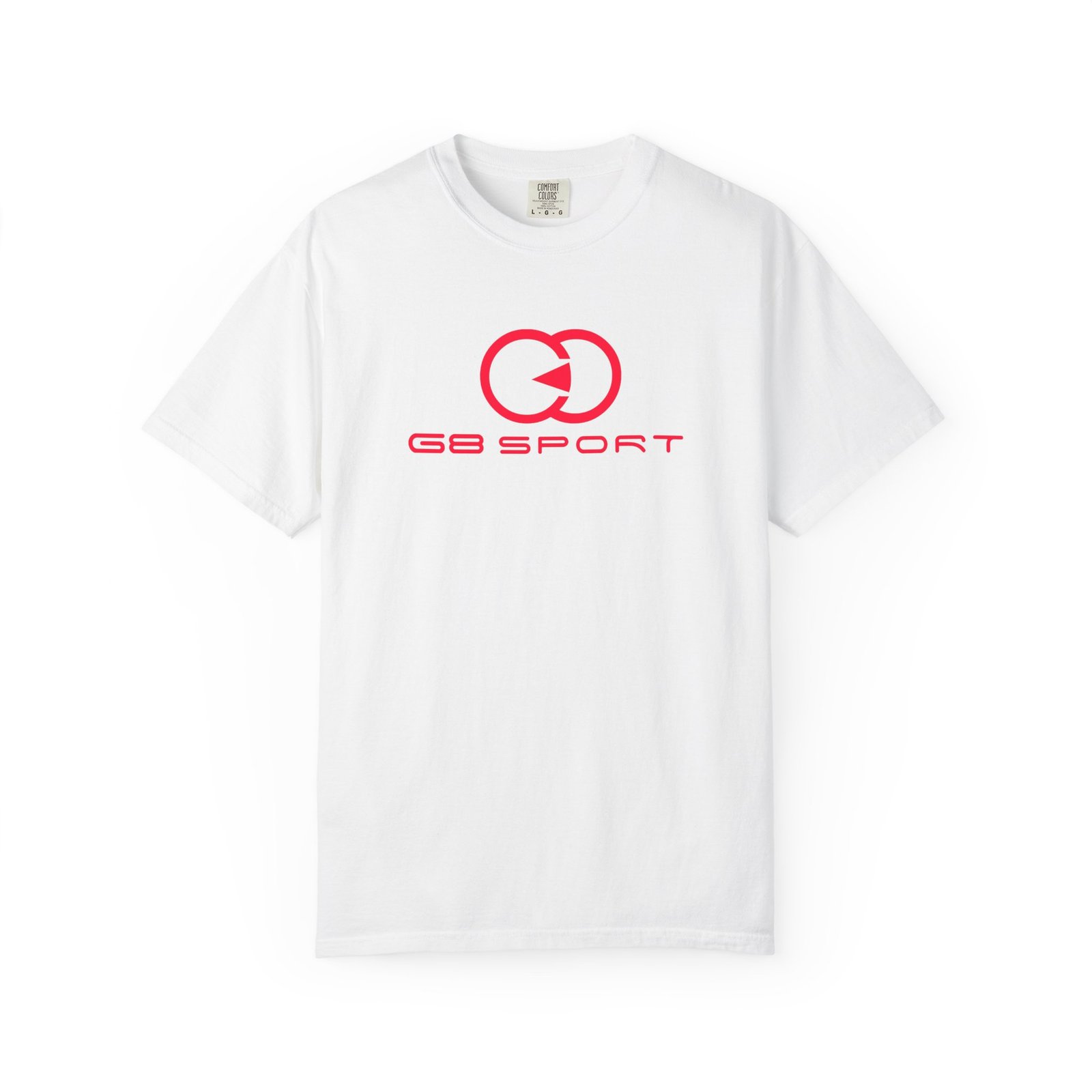 Unisex Garment-Dyed T-Shirt with Sporty Logo - Casual Comfort Apparel with G8 Sport - Image 2