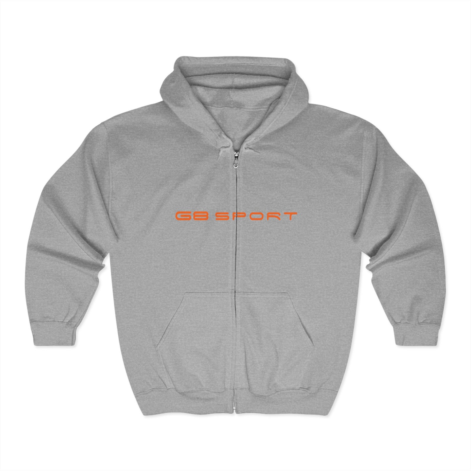 Unisex Heavy Blend Full Zip Hoodie - Sporty Style with 'GB Sport' Design With G8 Sport - Image 5