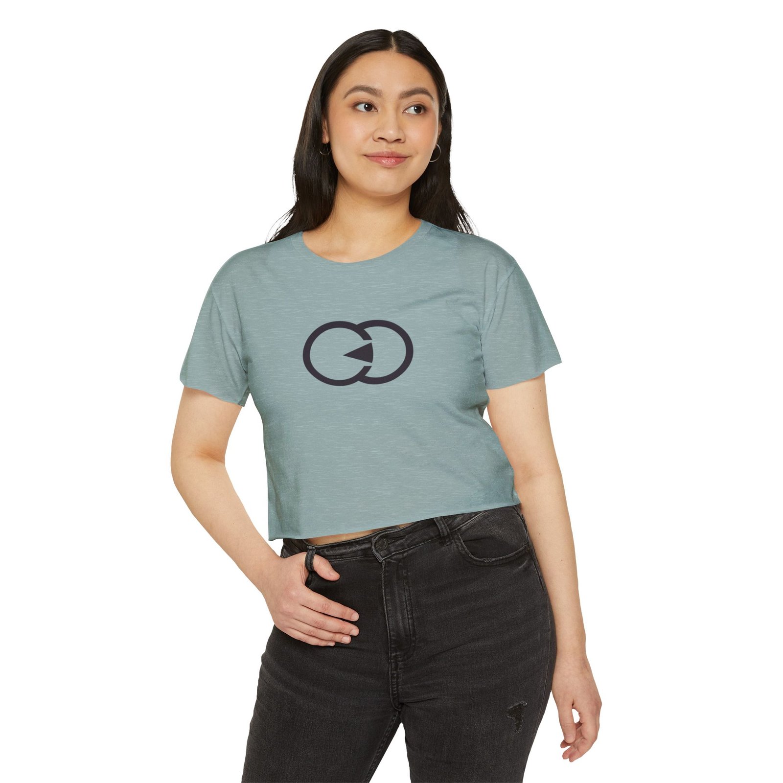Minimalist Women's Festival Crop Top - Stylish Graphic Tee for Summer Events with G8 Sport