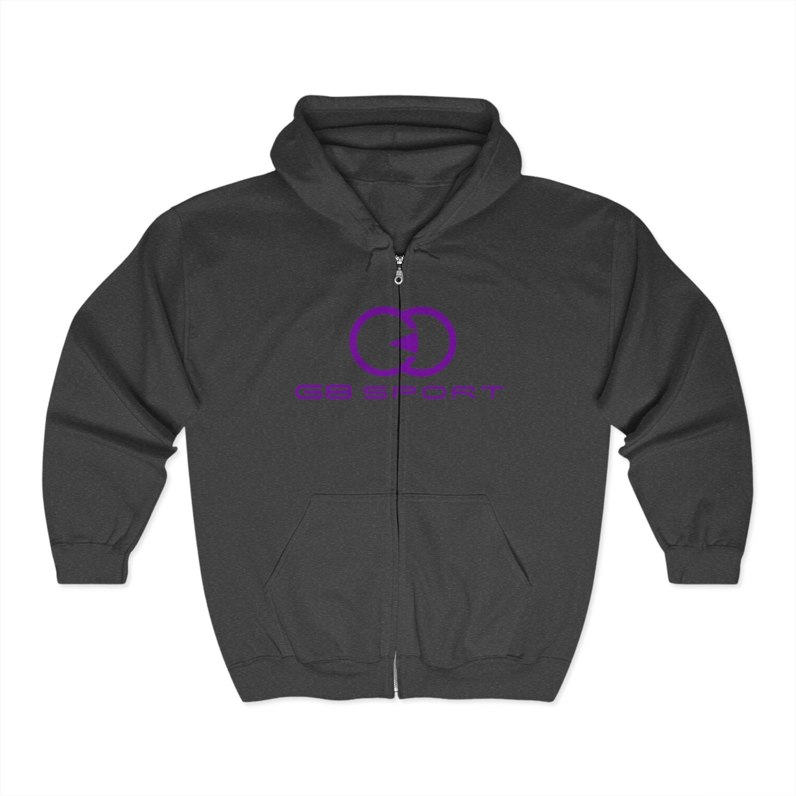 Sporty Style Unisex Full Zip Hoodie - Sporty & Stylish Comfort With G8 Sport - Image 5