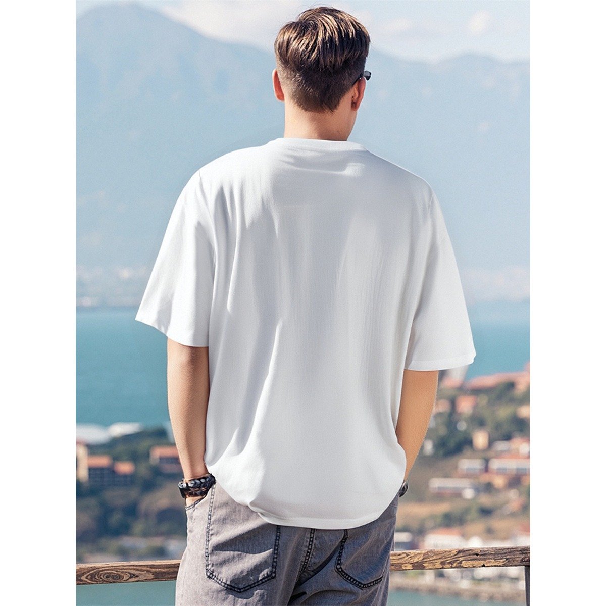 Men's T-Shirt For The USA|180GSM Front DTF - Image 2